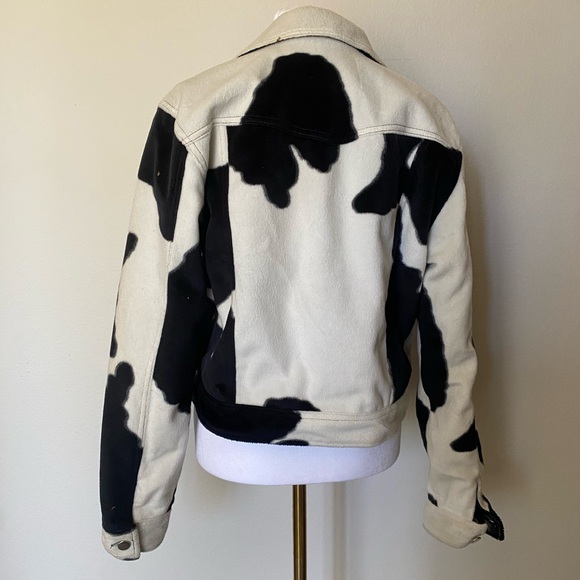 Reversible Cow Print Jacket size small - Picture 2 of 9